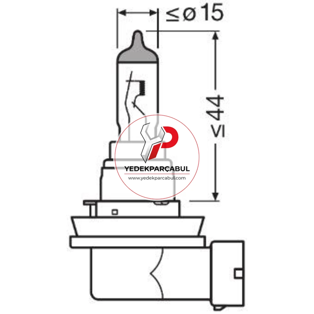 Osram Ampul H8 12V 35W