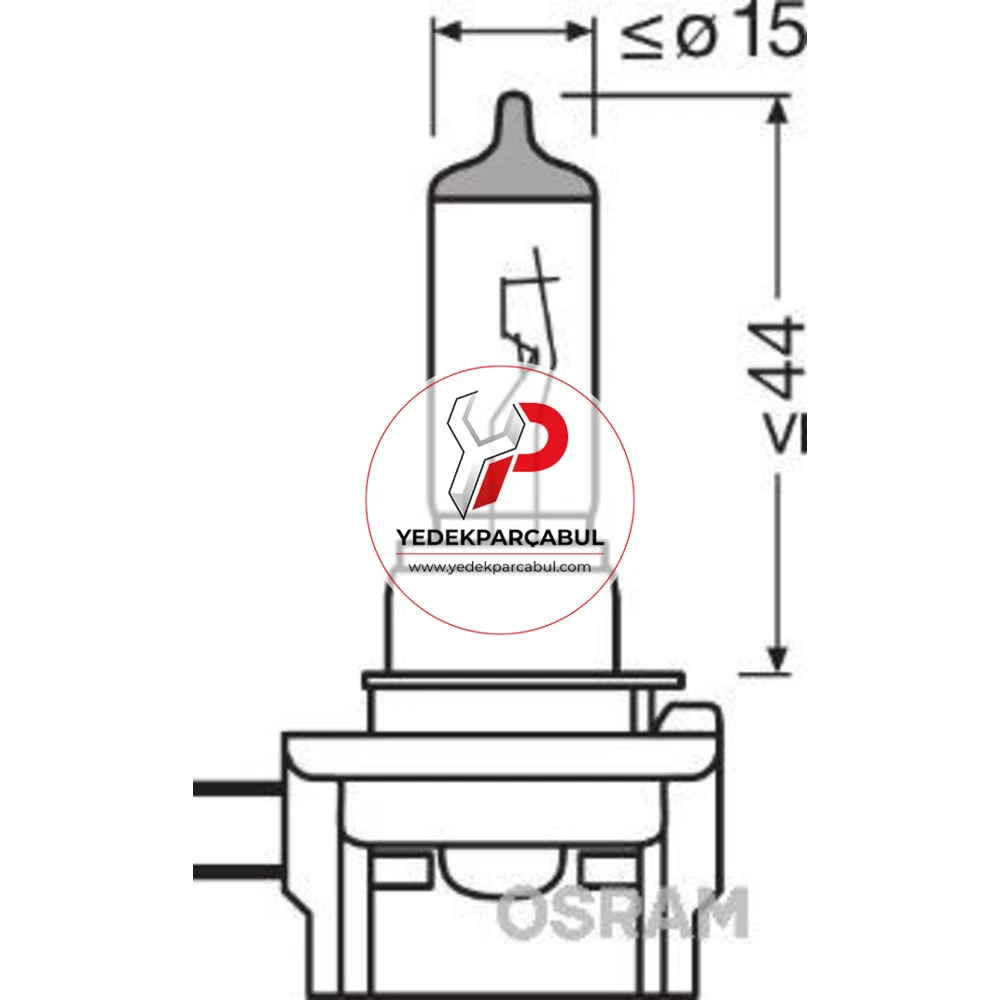 Osram Ampul H11B 12V 55W