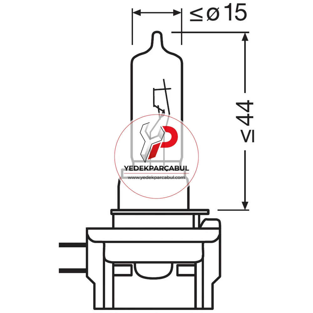 Osram Ampul H9B 12V 65W