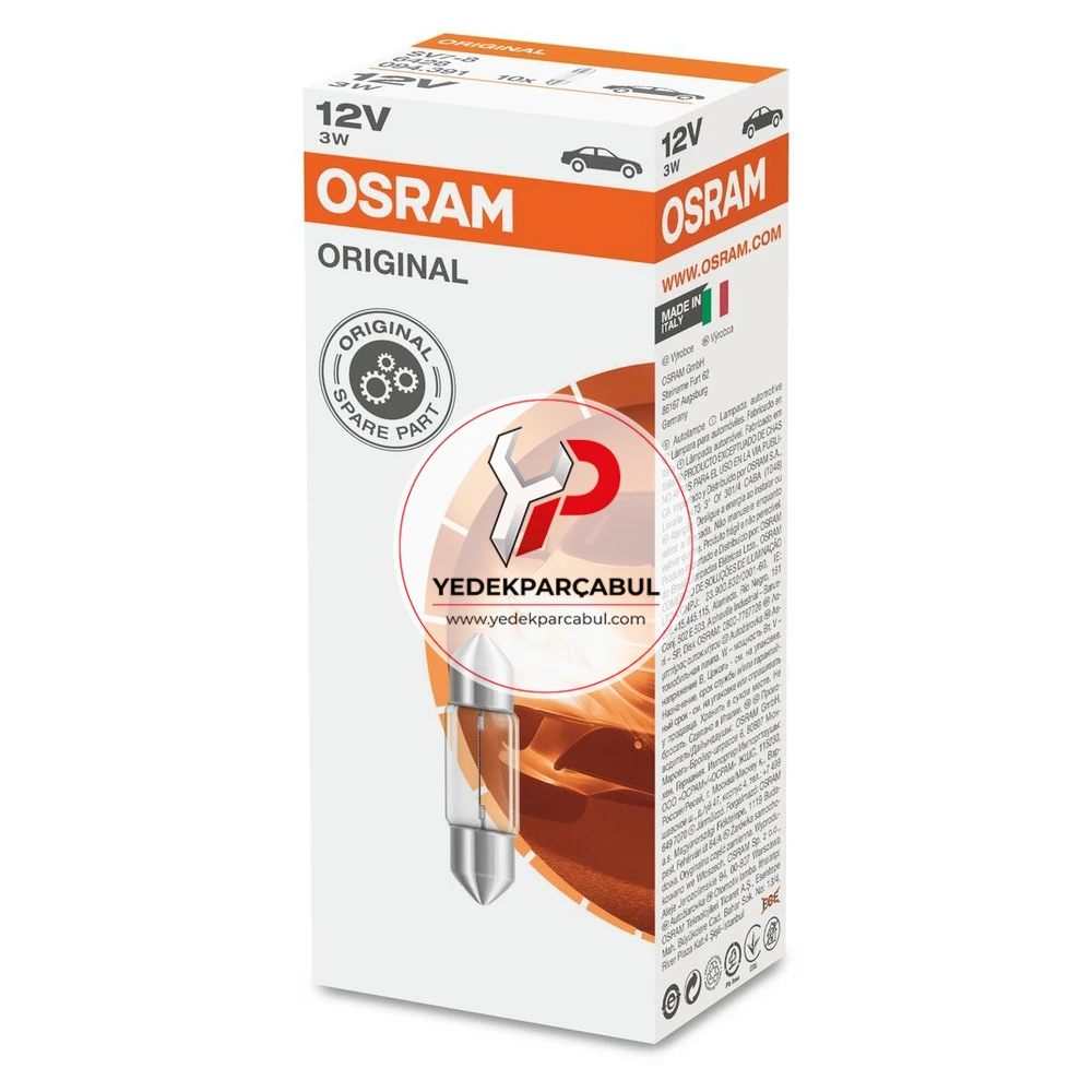 Osram Sofit Ampul 12V 3W