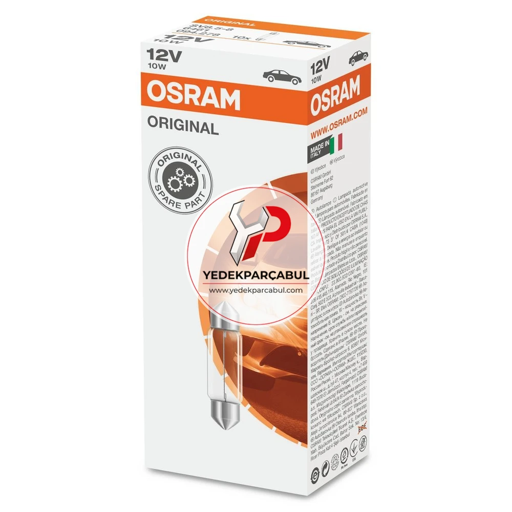 Osram Ampul SV8.5-8 12V 10W