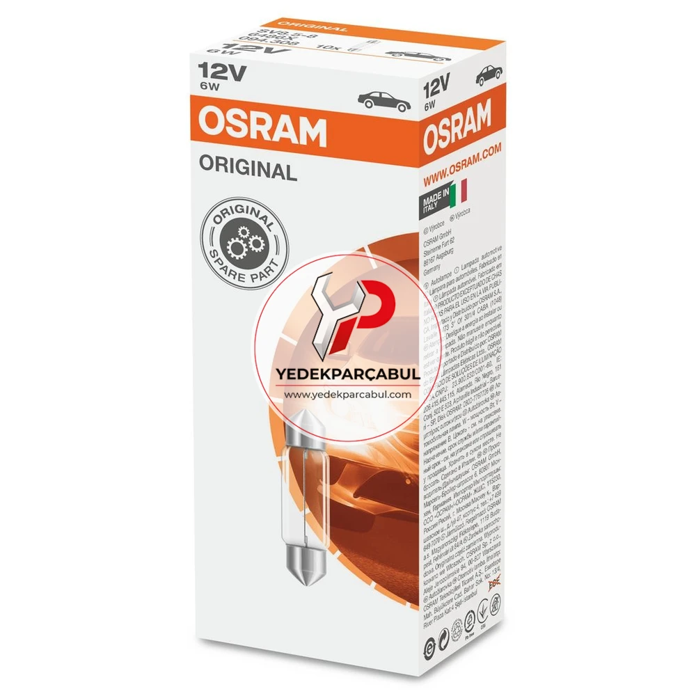 Osram Ampul SV8.5-8 12V 6W