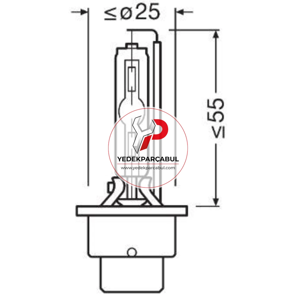 Osram Xenon Ampul D2S Xenarc® Original 85V 35W
