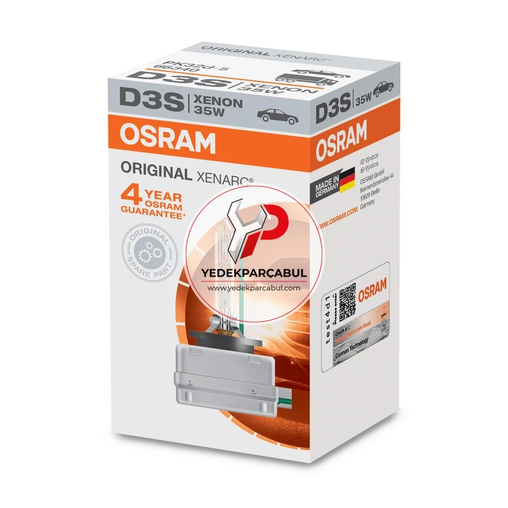 Osram Xenon Ampul D3S Xenarc® Original 42V 35W