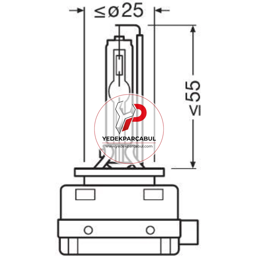 Osram Xenon Ampul D3S Xenarc® Original 42V 35W