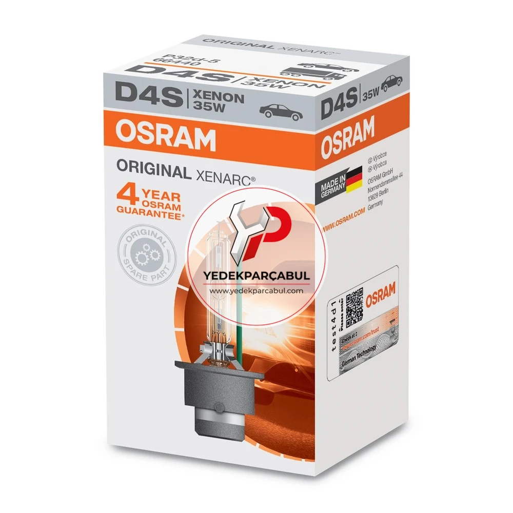 Osram Xenon Ampul D4S Xenarc® Original 42V 35W