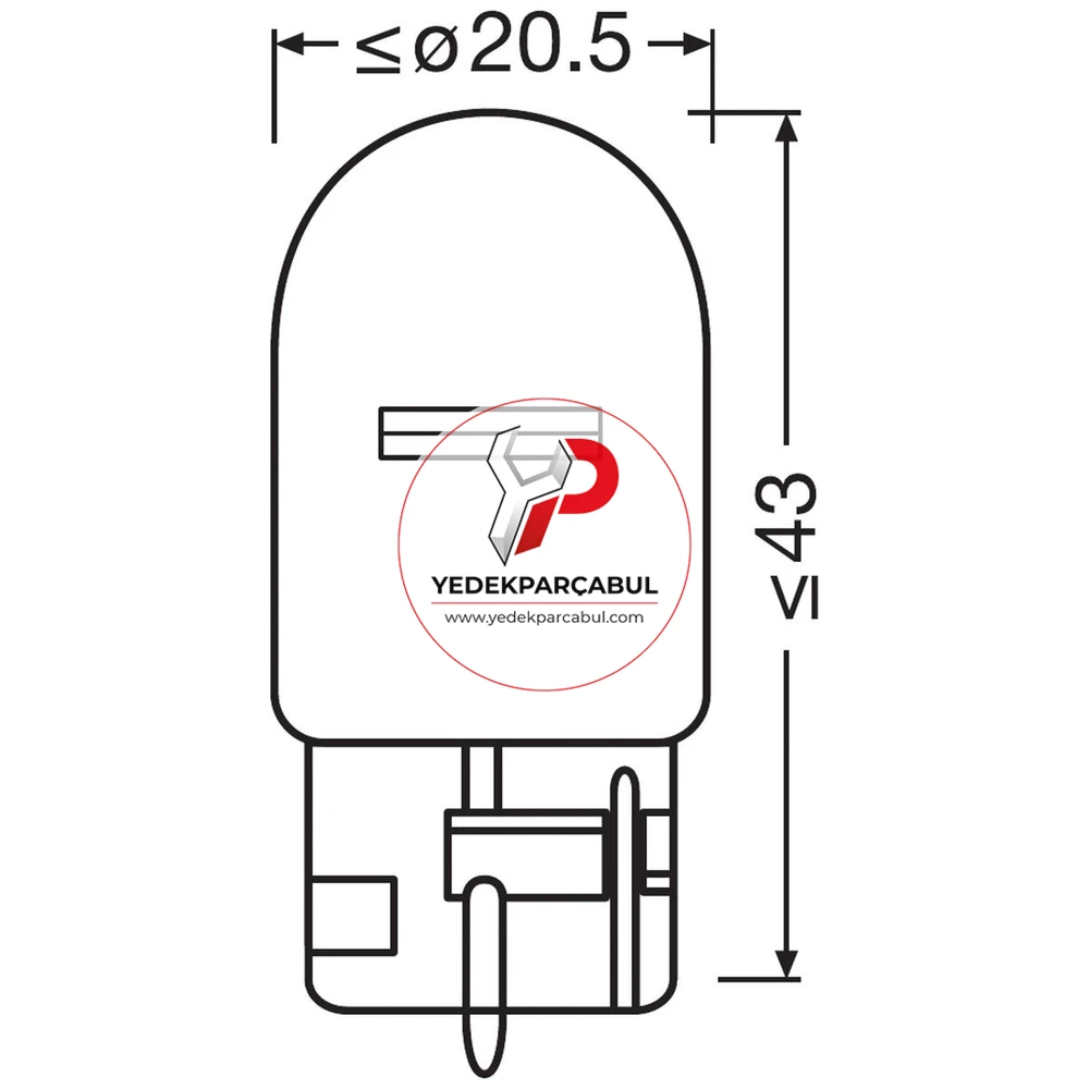 Osram Ampul WY21W 12V 21W
