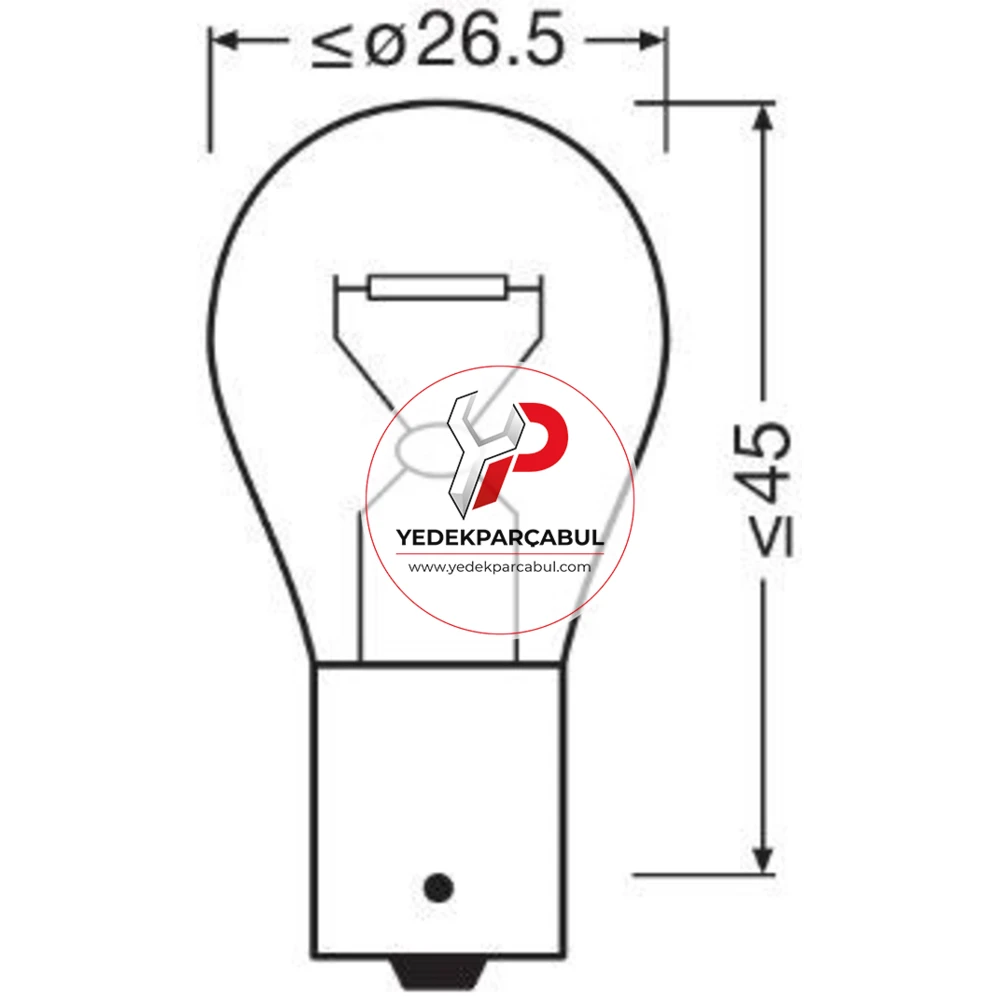Osram Ampul P21W 12V 21W