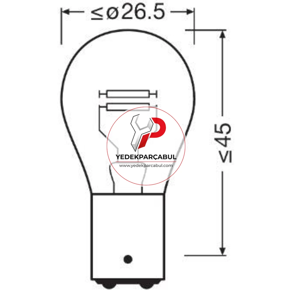 Osram Ampul P21/5W Ultra Life 12V 21/5W