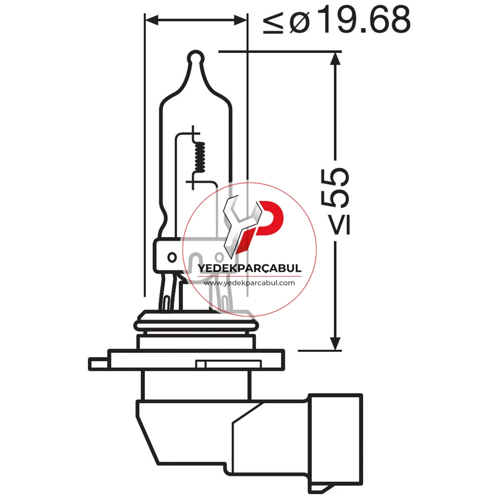 Osram Ampul HB3 12V 60W
