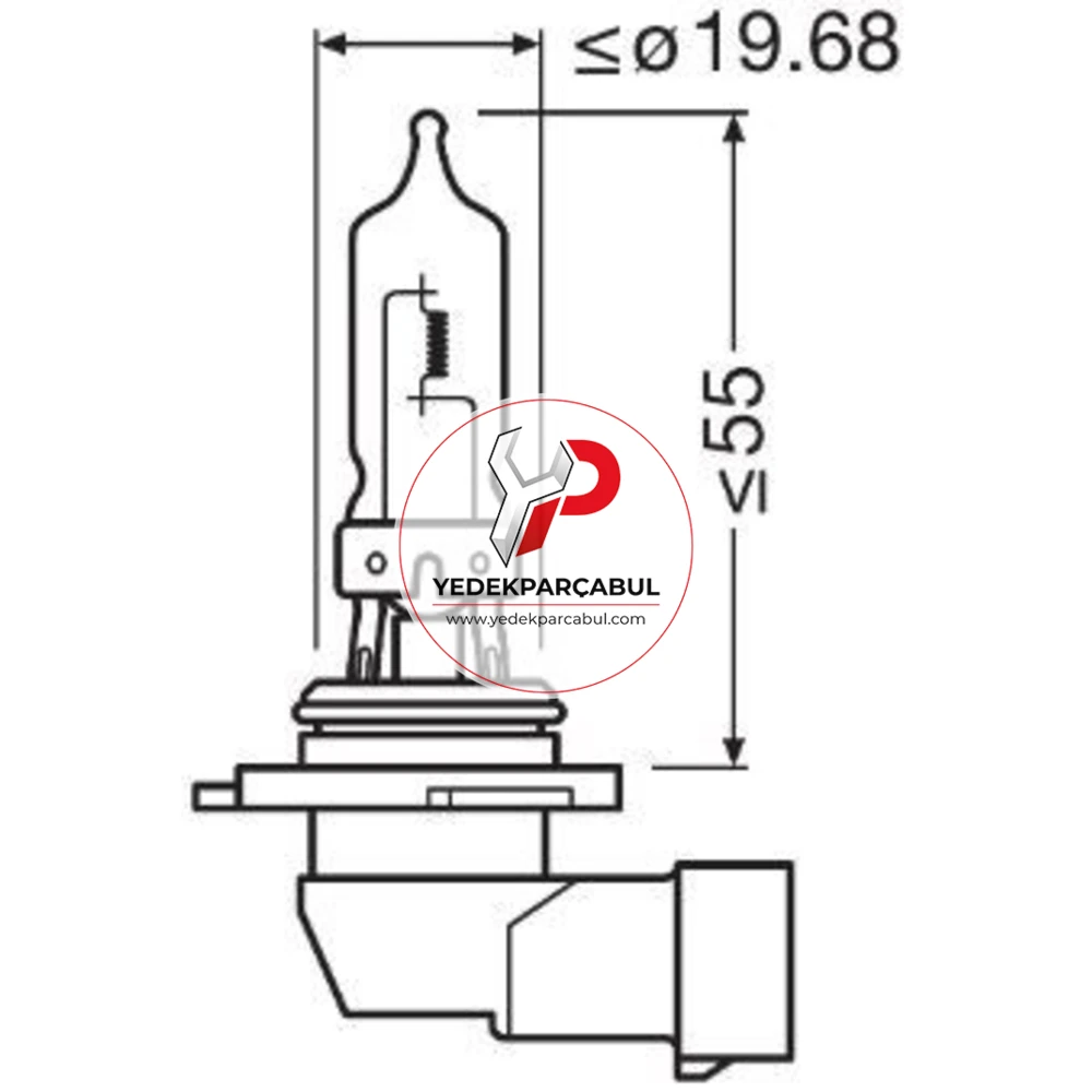 Osram Ampul HB3 12V 60W