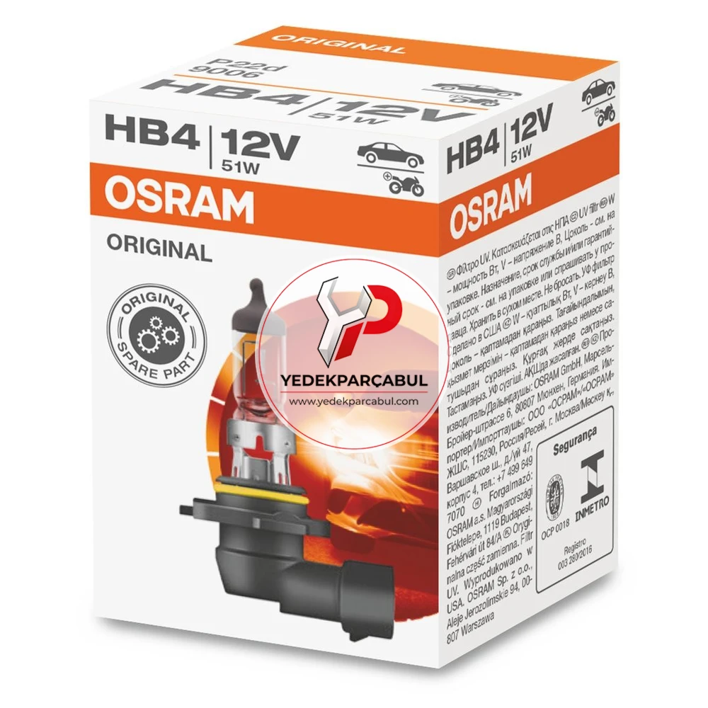 Osram Ampul HB4 12V 51W