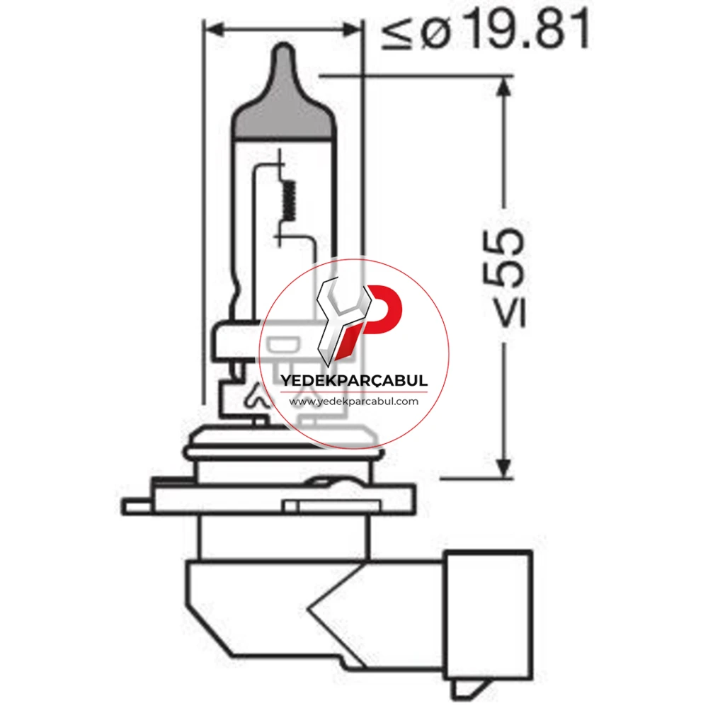 Osram Ampul HB4 12V 51W