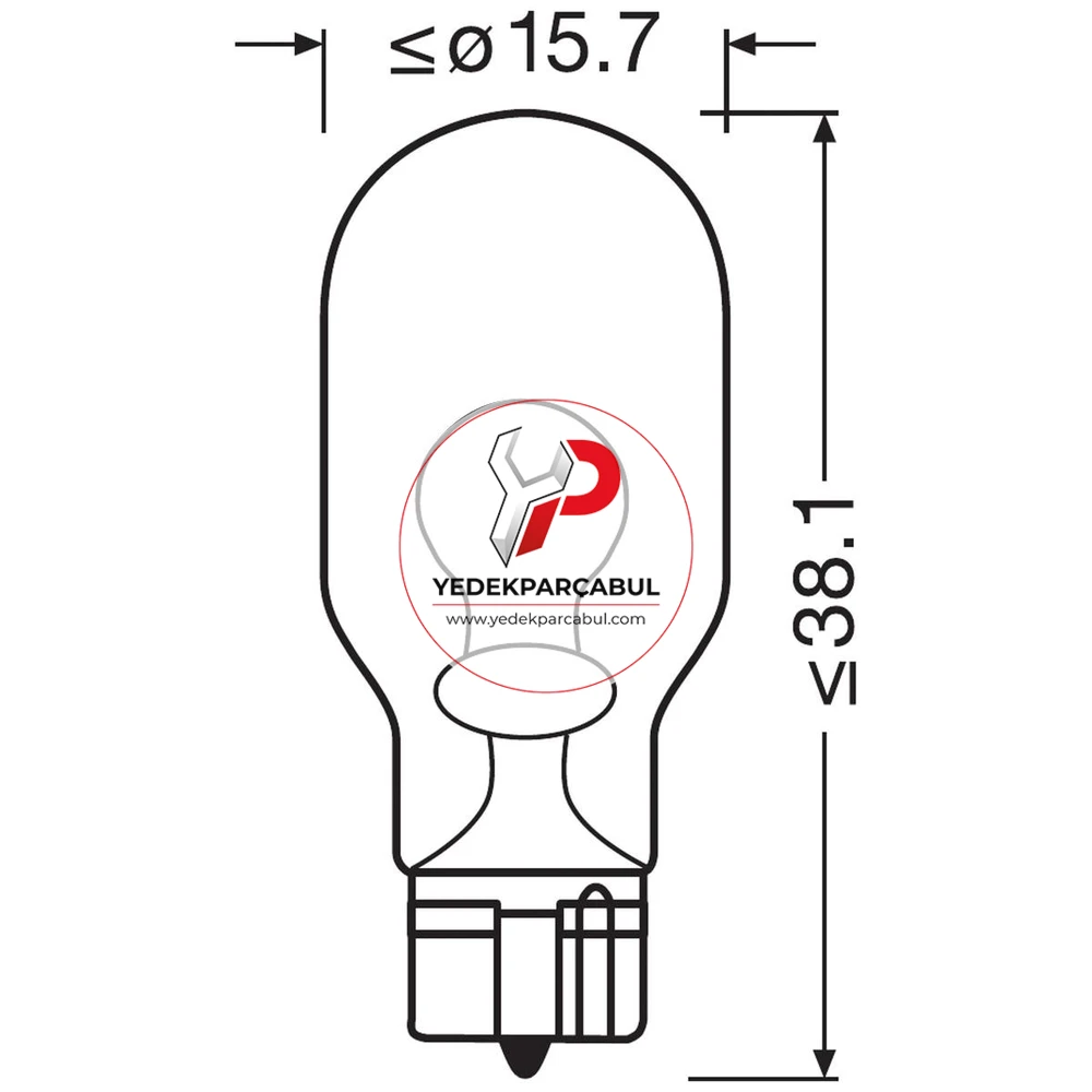 Osram Ampul W16W 12V 16W