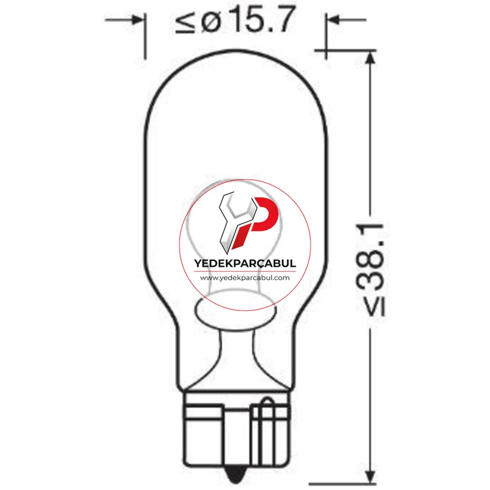 Osram Ampul W16W 12V 16W