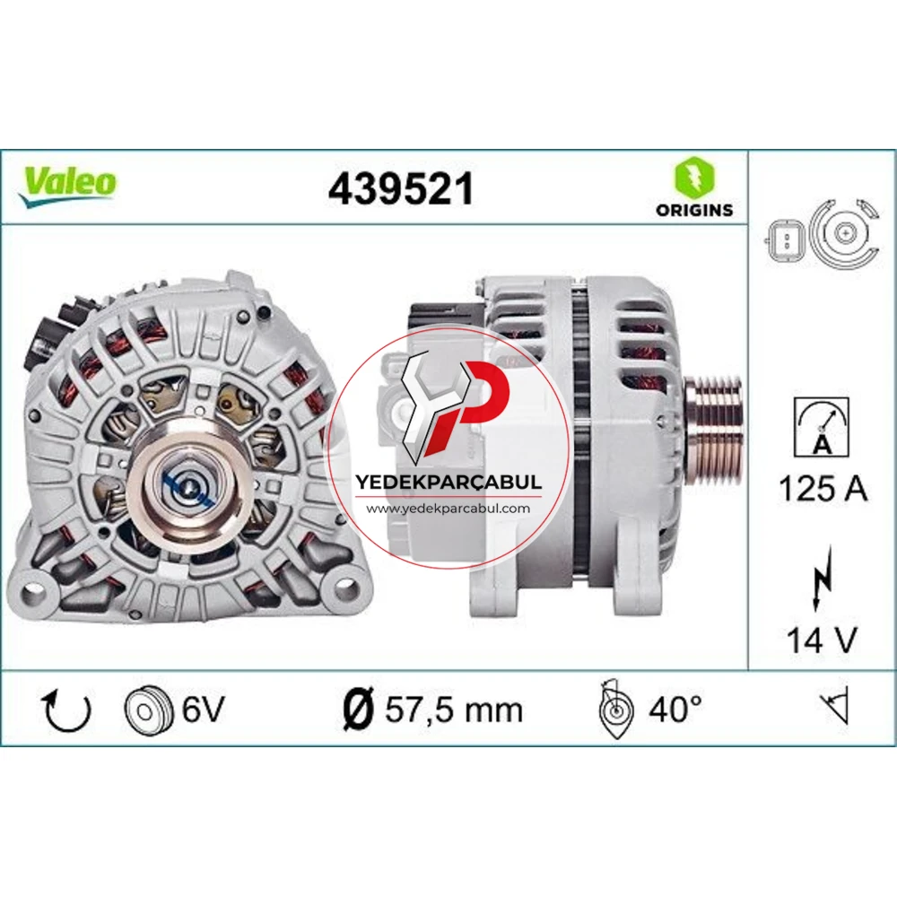 Valeo Alternatör Komple
