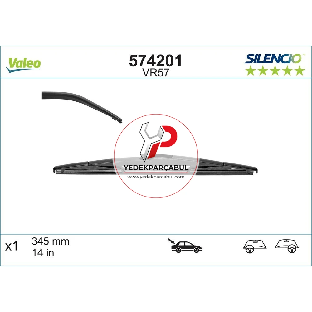 Valeo Silecek Arka