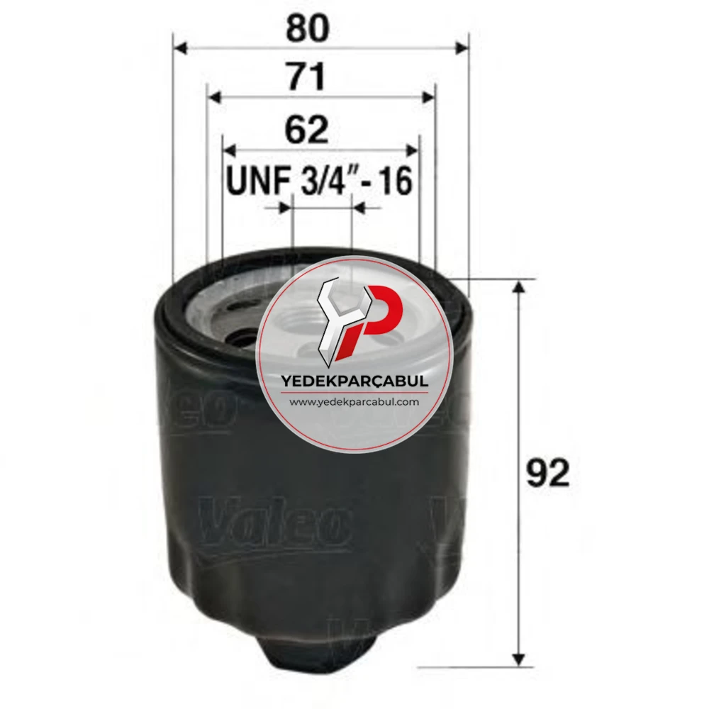 Valeo Yağ Filtresi
