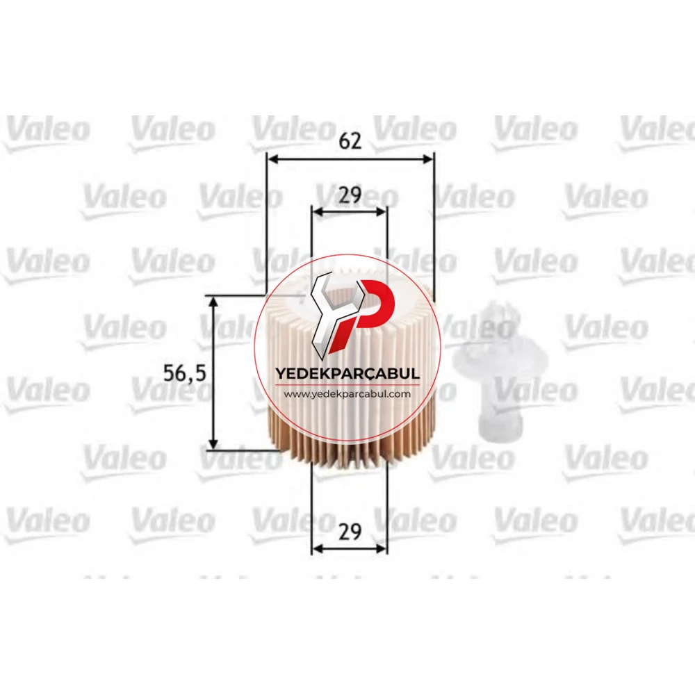 Valeo Yağ Filtresi Kağıt Tip