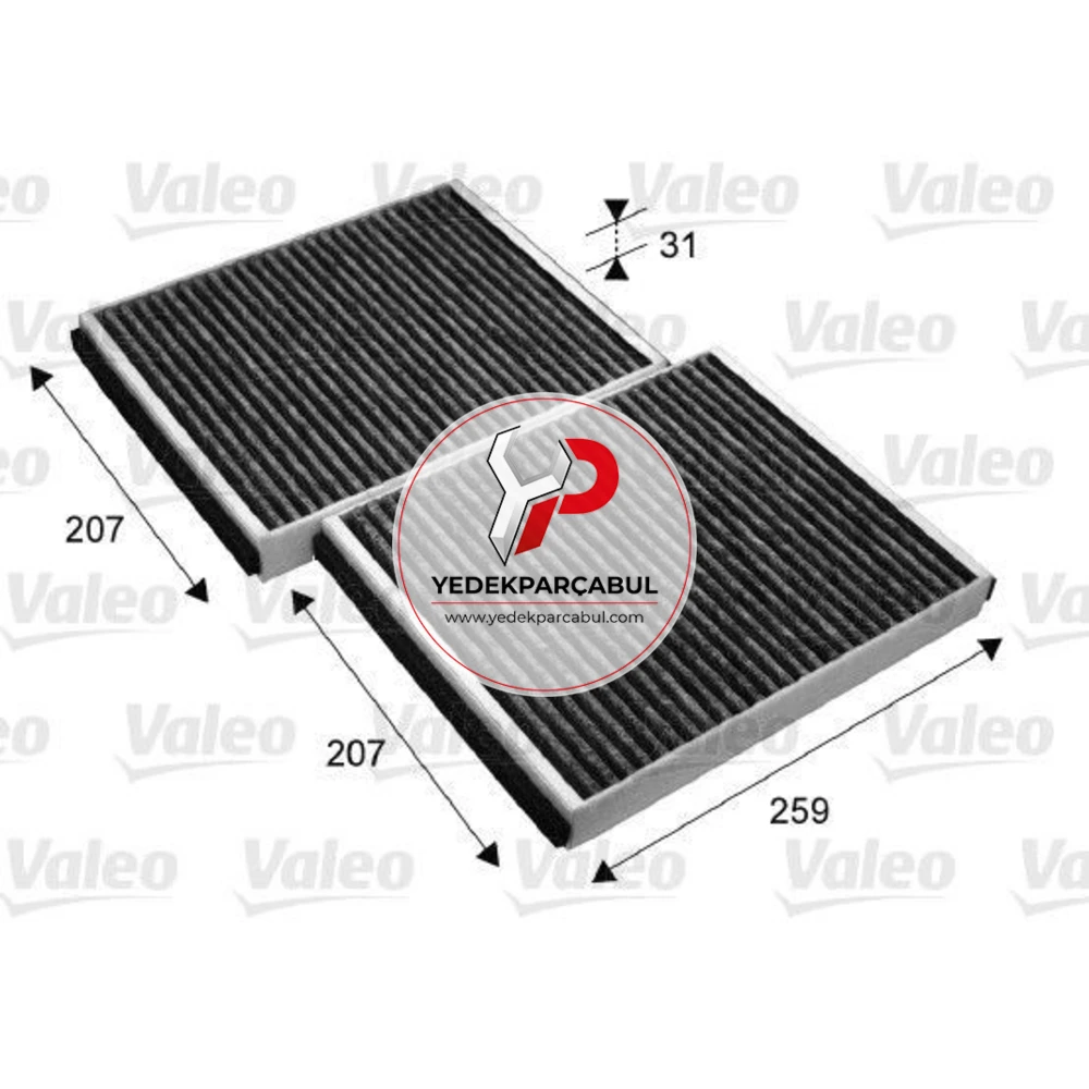 Valeo Polen Filtresi Takımı Karbonlu