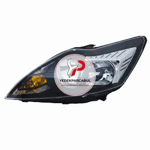 Ön Far Elektrikli Motorlu Siyah Kromlu Sol