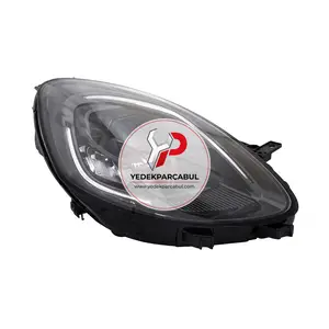 Ön Far Elektrikli Motorlu Led Gündüz Farı Ledli Siyah Sağ