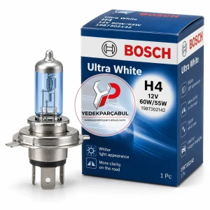 Ampul H4 Ultra White 12V 60W/55W