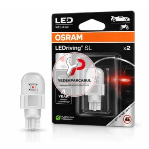 Led Ampul W16W LEDriving® SL 12V 1.4W (Kırmızı)