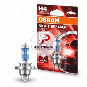Ampul H4 Night Breaker® Laser 12V 60/55W