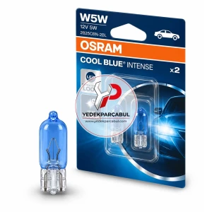 Ampul W5W Cool Blue® Intense 12V 5W