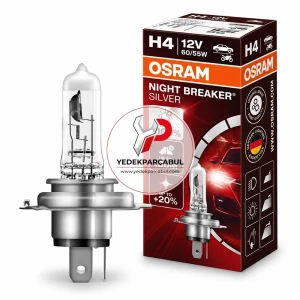 Ampul H4 Night Breaker® Silver 12V 60/55W