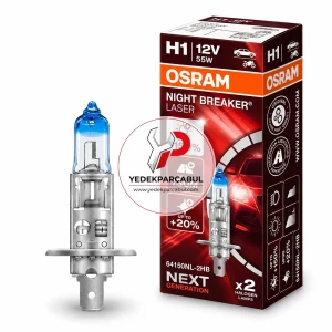 Ampul H1 Night Breaker® Laser 12V 55W
