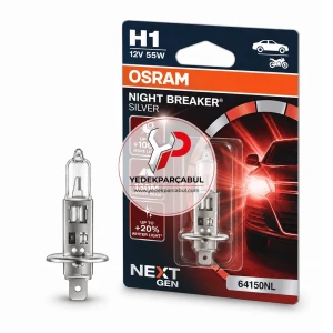 Ampul H1 Night Breaker® Laser 12V 55W