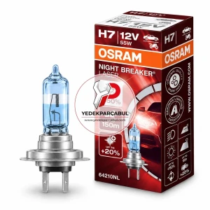 Ampul H7 Night Breaker® Laser 12V 55W