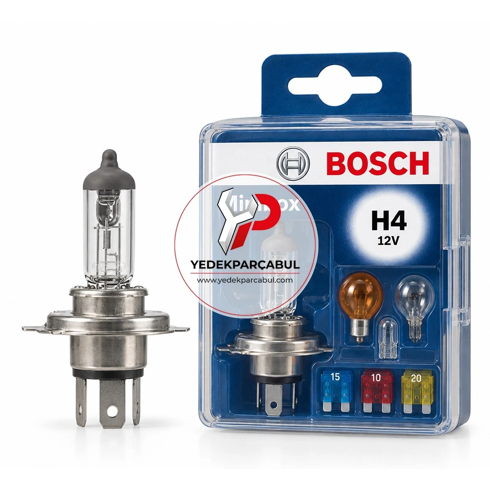 Bosch Ampul Seti H4 Minibox
