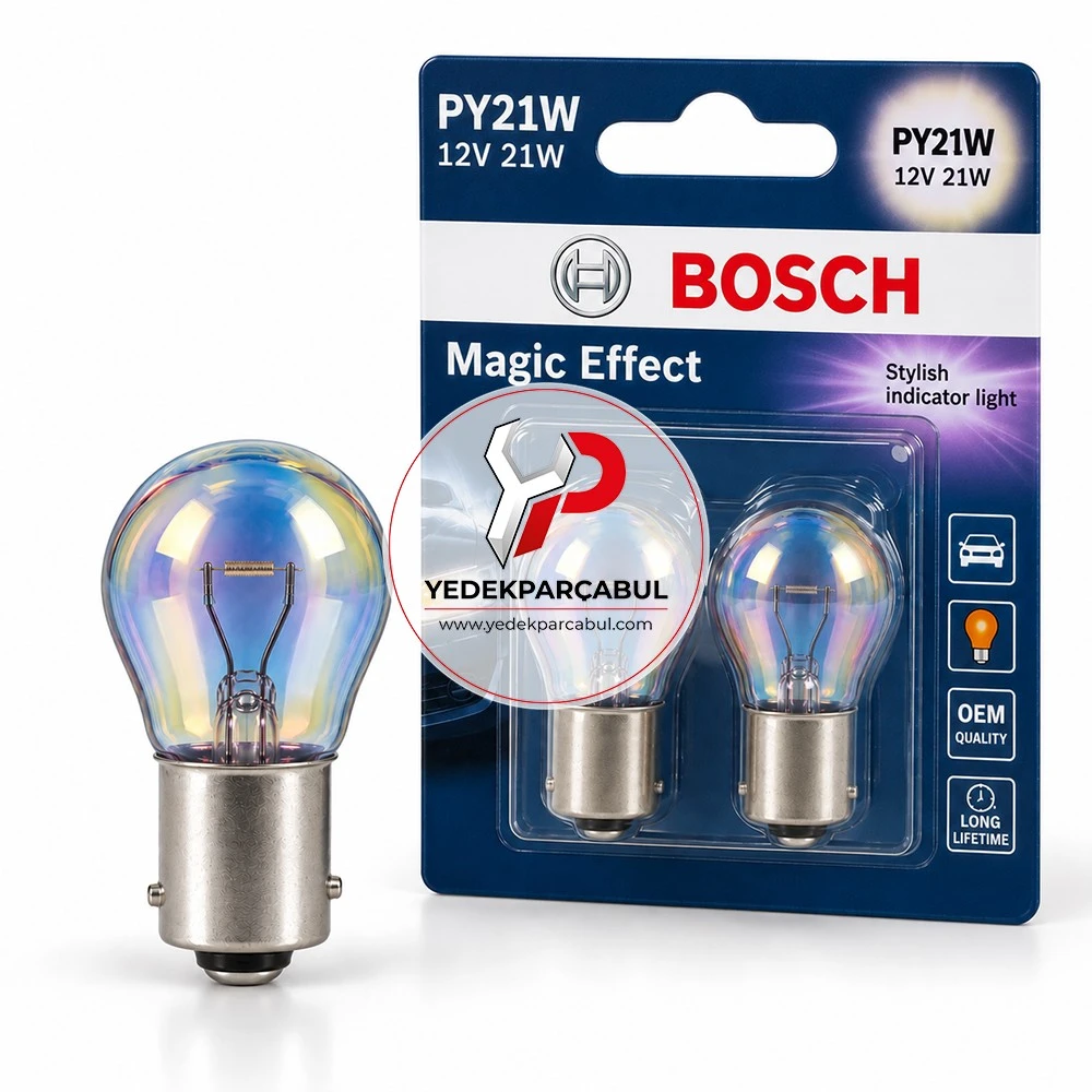 Bosch Ampul PY21W Magic Effect 12V 21W