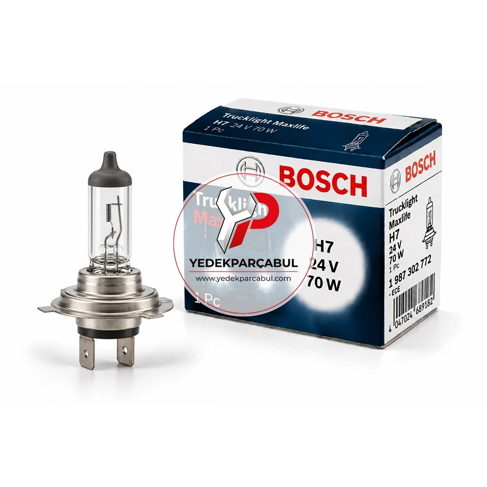 Bosch Ampul H7 Trucklight Maxlife 24V 70W