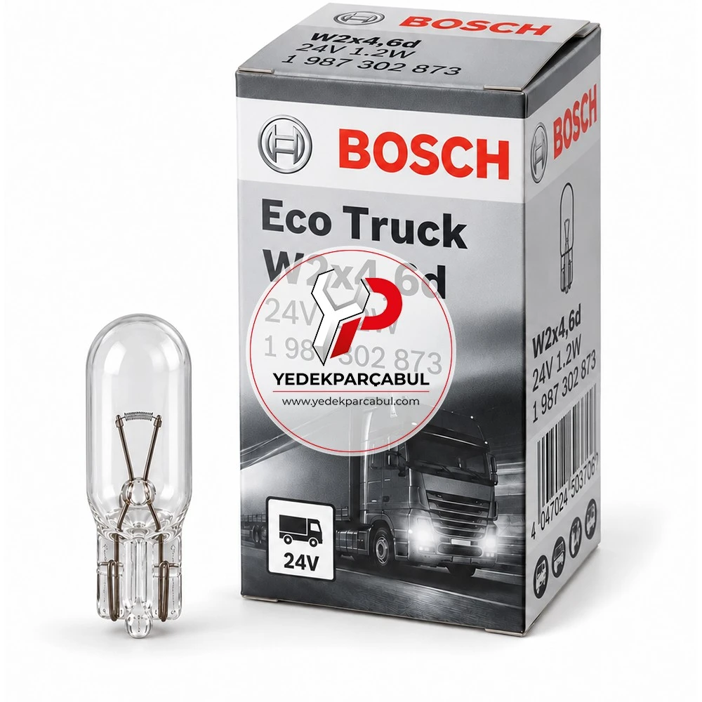 Bosch Ampul W2x4,6d Eco Truck 24V 1.2W