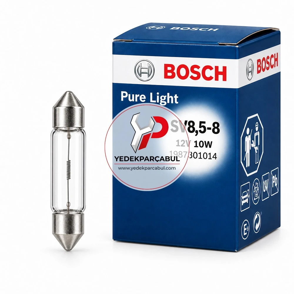 Bosch Ampul SV8,5-8 Pure Light 12V 10W