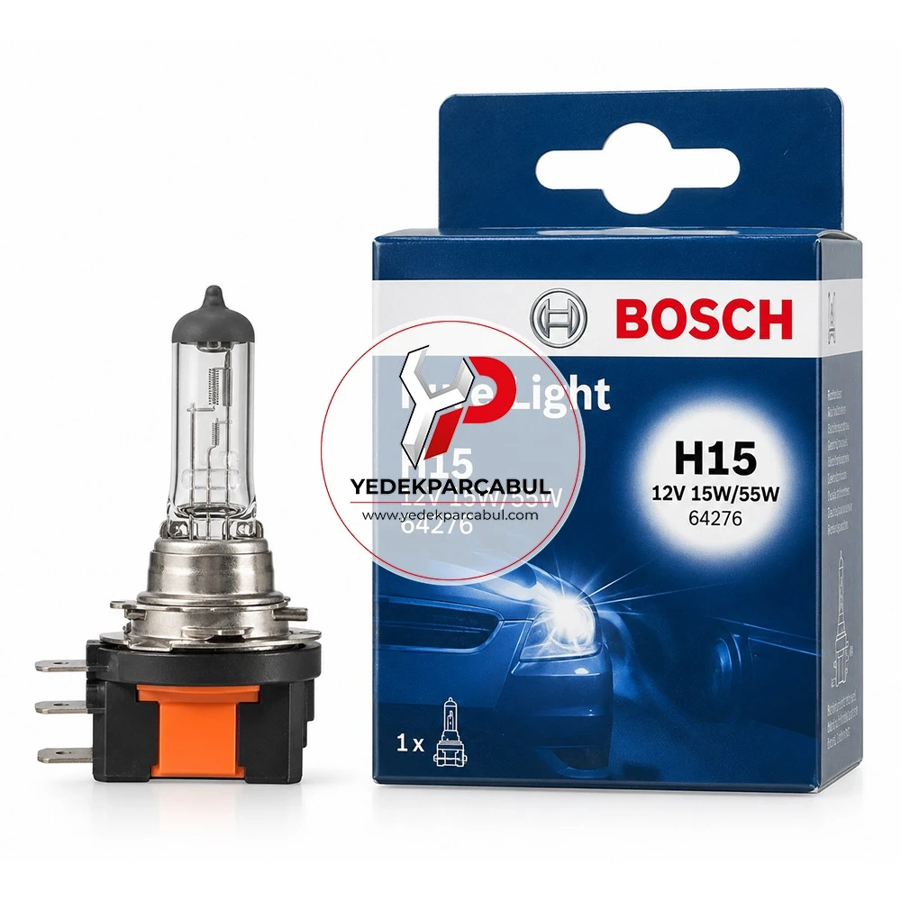 Bosch Ampul H15 Pure Light 12V 15W/55W