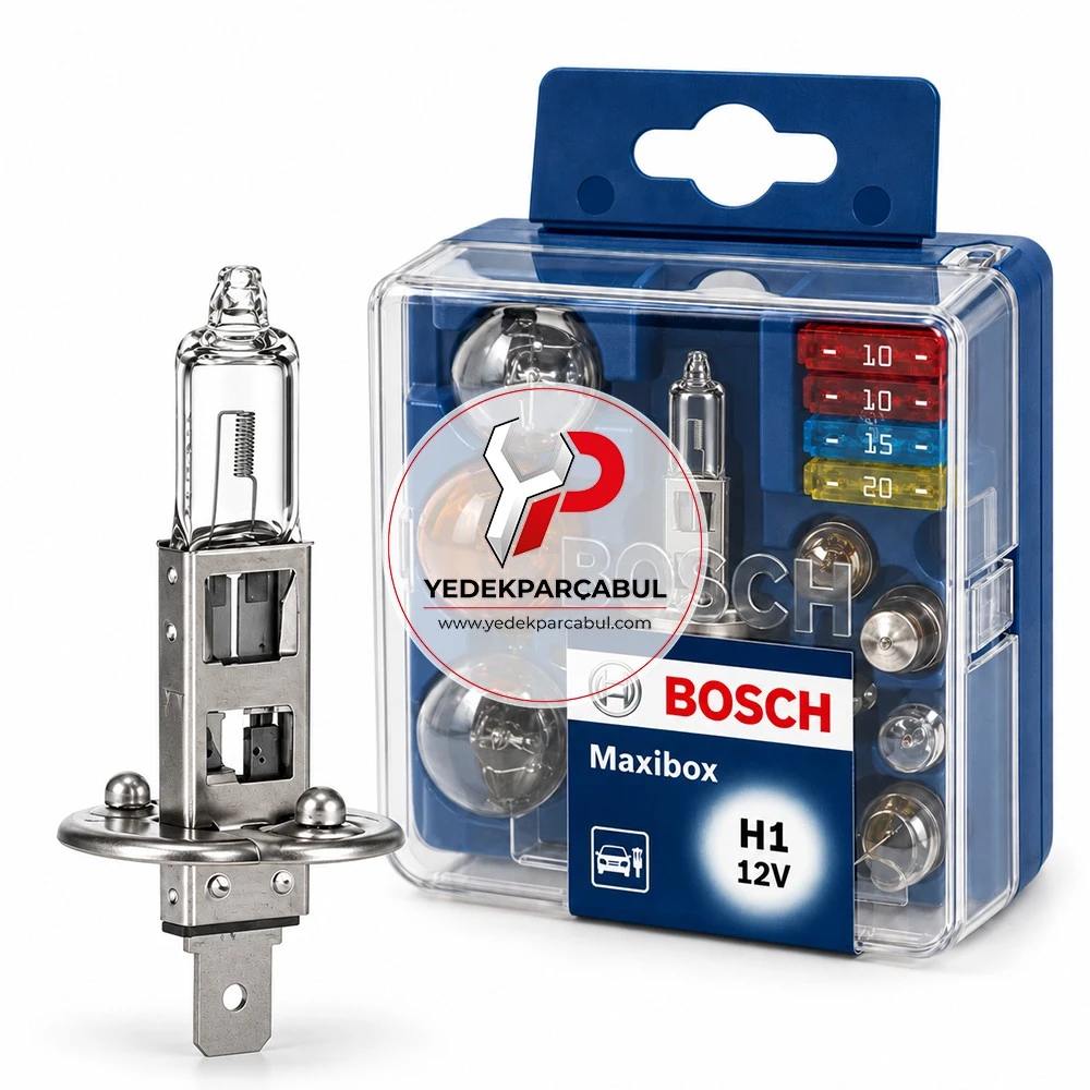 Bosch Ampul Seti H1 Maxibox 12V