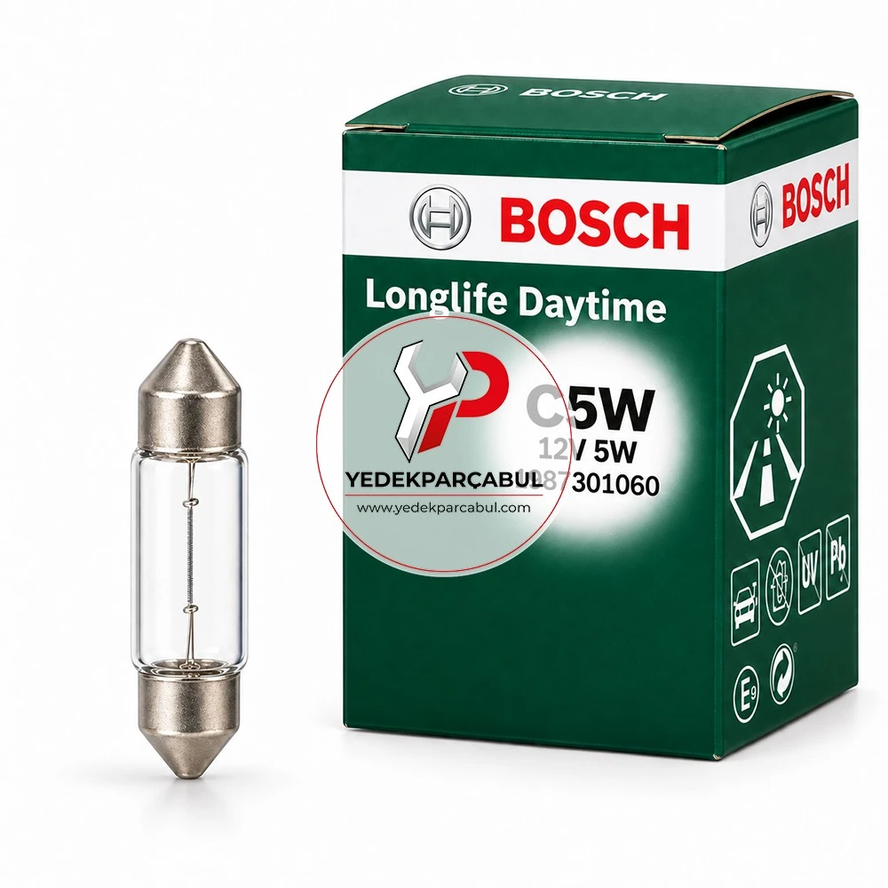 Bosch Ampul C5W Longlife Daytime 12V 5W