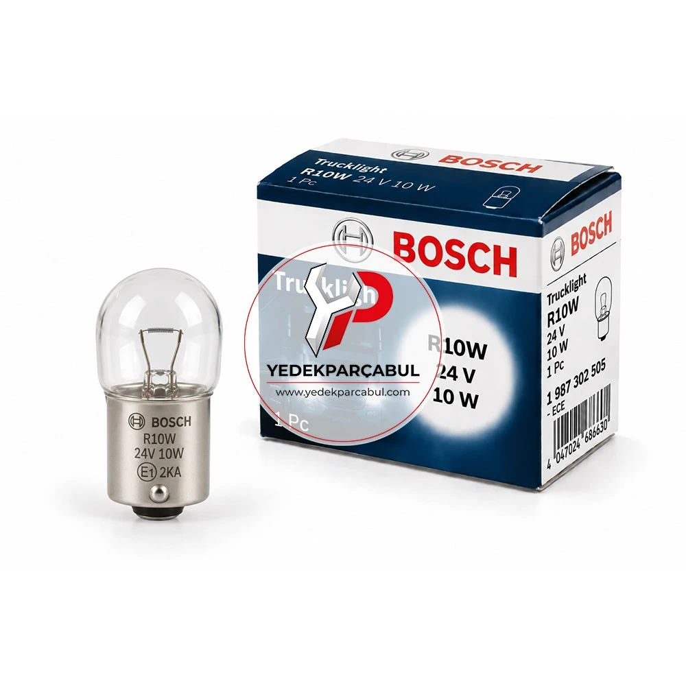Bosch Ampul R10W Trucklight 24V 10W