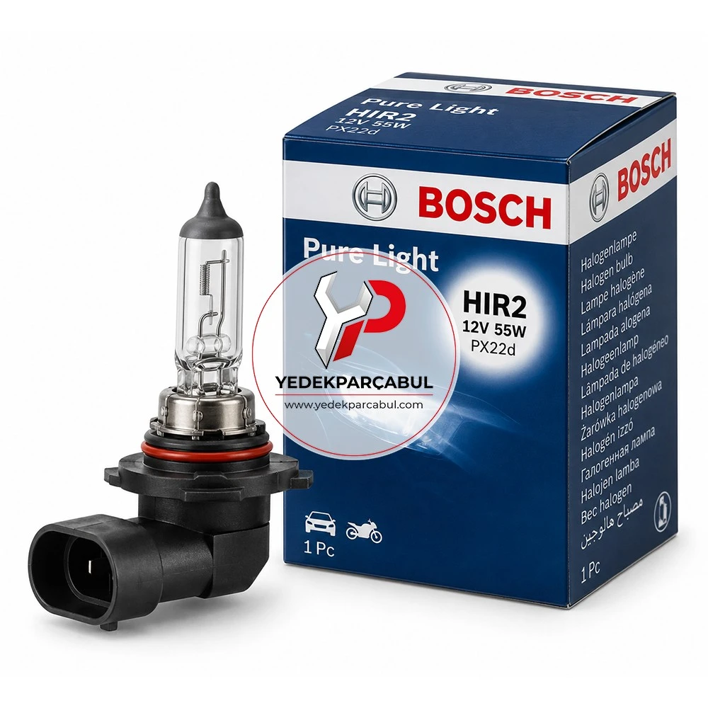 Bosch Ampul HIR2 Pure Light 12V 55W