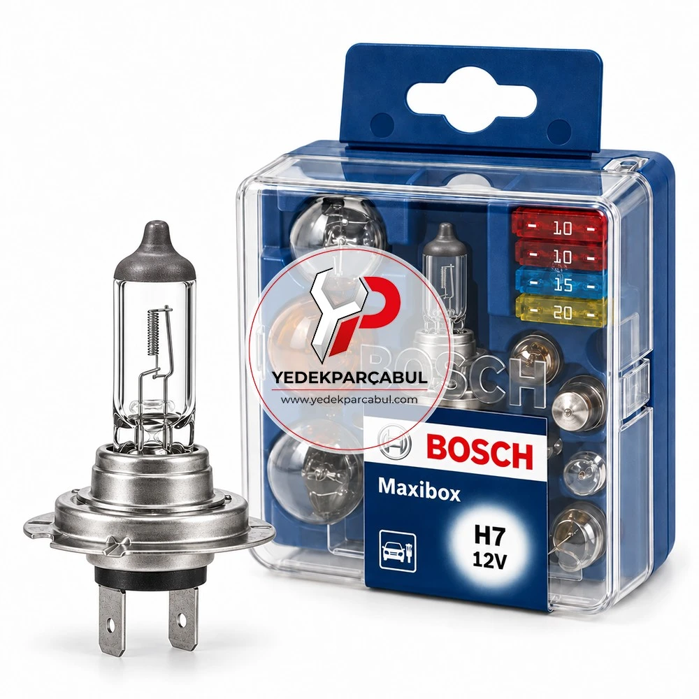 Bosch Ampul Seti H7 Maxibox 12V 55W