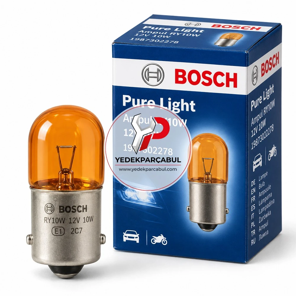 Bosch Ampul RY10W Pure Light 12V 10W