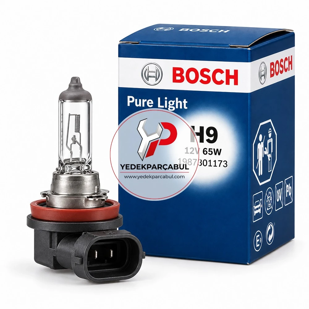 Bosch Ampul H9 Pure Light 12V 65W