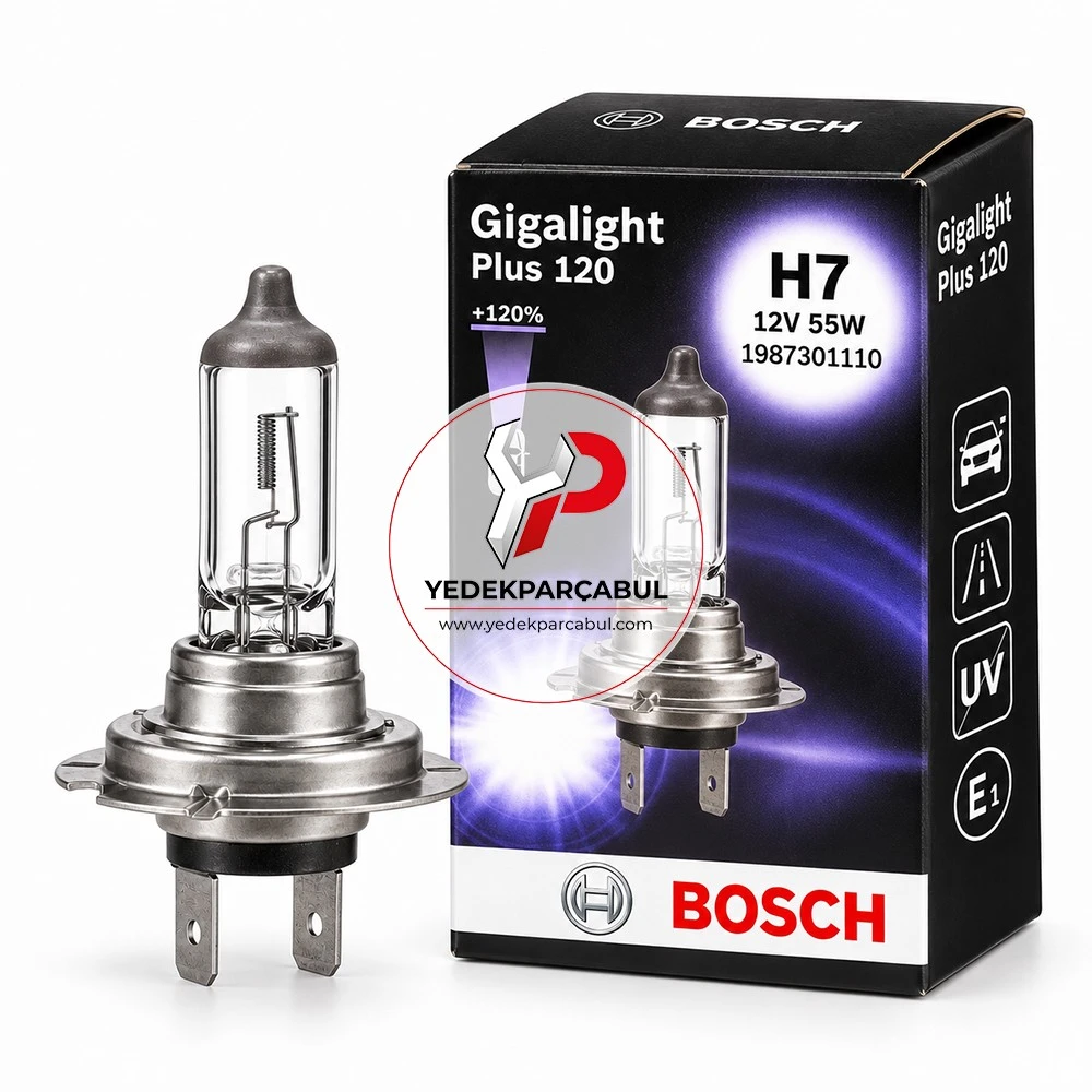 Bosch Ampul H7 Plus 120 Gigalight 12V 55W
