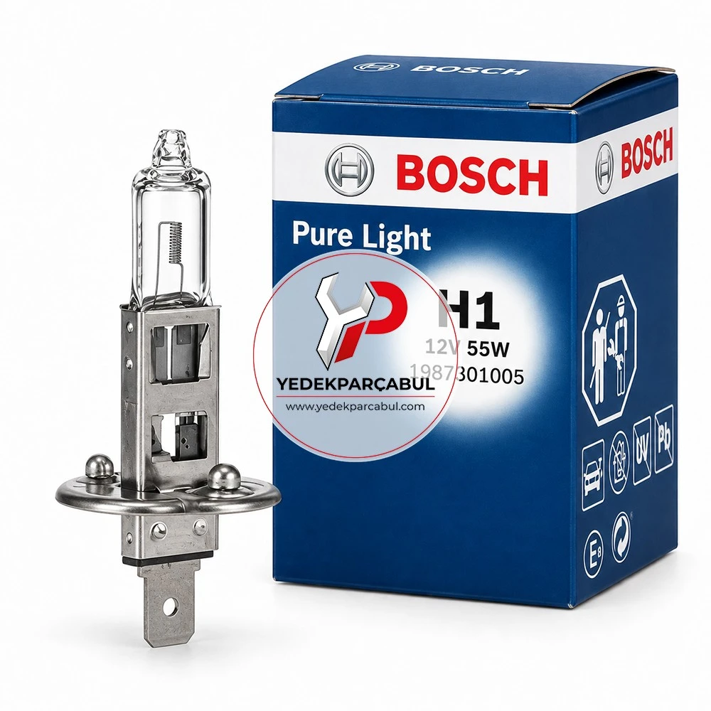 Bosch Ampul H1 Pure Light 12V 55W