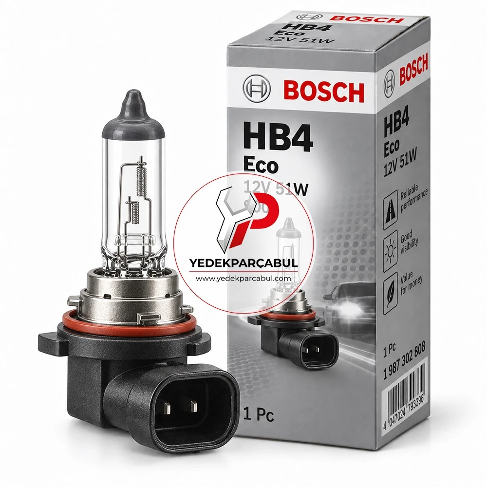 Bosch Ampul HB4 Eco 12V 51W